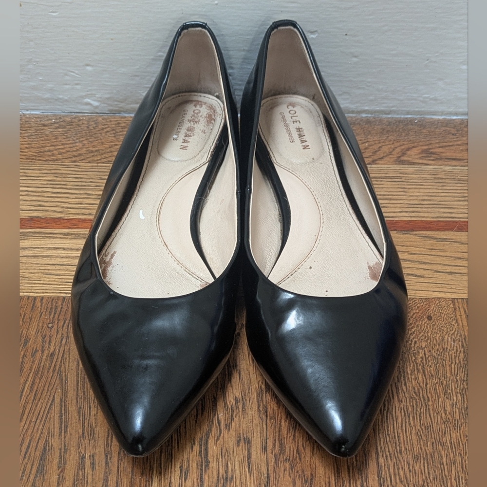 Cole Haan Black Patent Flats